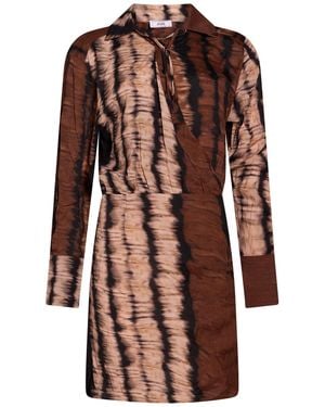 Jijil Mini Dress Viscose - Brown