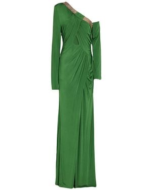 Babylon Maxi Dress Viscose, Elastane - Green