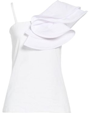 Silvian Heach Top Cotton, Elastane - White