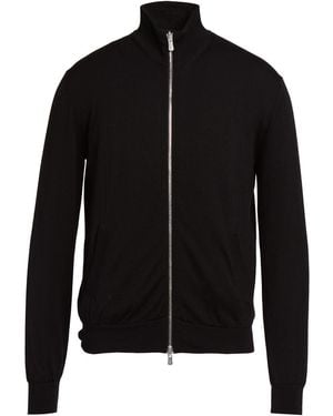 Fedeli Cardigan Virgin Wool - Black