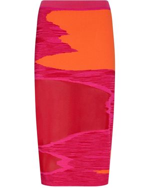 Missoni Midi Skirt - Red