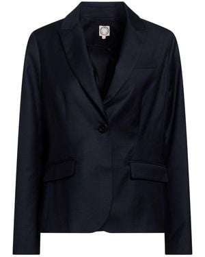 Ines De La Fressange Paris Midnight Blazer Wool - Blue