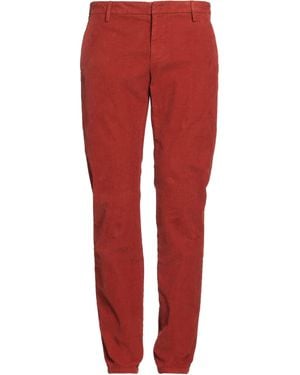 Dondup Trousers Cotton, Elastane - Red