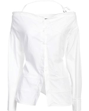 Jacquemus Le Chouchou Shirt Cotton, Elastane - White
