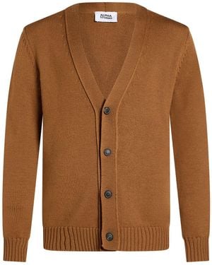 Alpha Studio Strickjacke - Braun