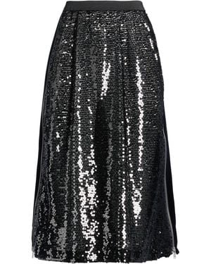 Undercover Midi Skirt Polyester, Acrylic - Black