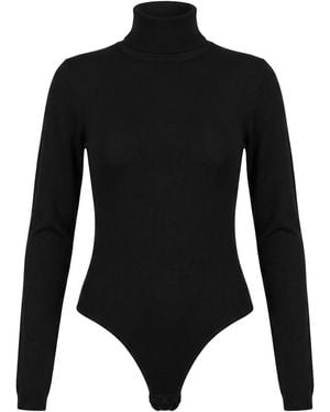 Fabiana Filippi Midnight Bodysuit Virgin Wool, Polyester - Black