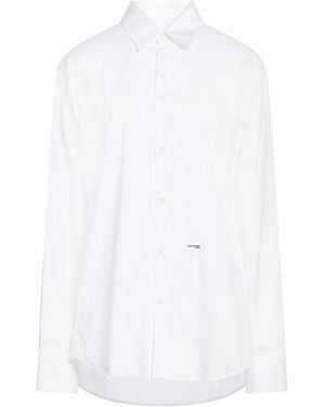 DSquared² Shirt Cotton, Elastane - White