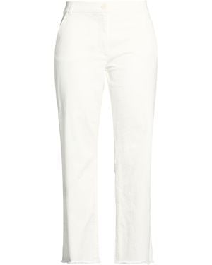 Woolrich Jeans Cotton, Elastane - White