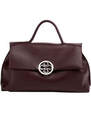 V73 Plum Handbag Polyurethane - Purple