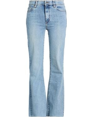 FRAME The Icon Jeans Cotton, Pre-Consumer Recycled Cotton, Recycled Polyester, Lyocell, Elastane - Blue
