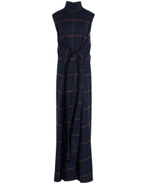 Co.Go Midnight Maxi Dress Virgin Wool, Elastane, Silk - Blue