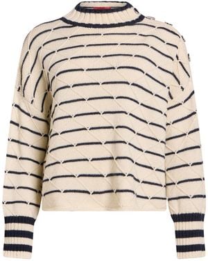 MAX&Co. Turtleneck Virgin Wool, Polyester - White