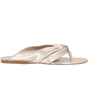 forte_forte Thong Sandal Leather - White