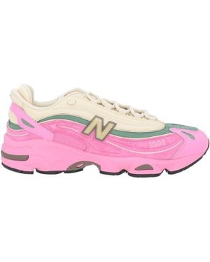 New Balance Sneakers Leather, Textile Fibers - Pink