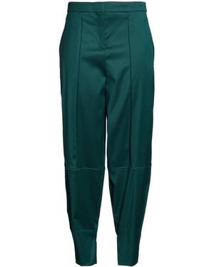 Semicouture Trousers Virgin Wool, Polyester, Viscose, Elastane - Green