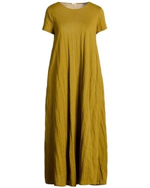 Apuntob Vestido Midi - Amarillo