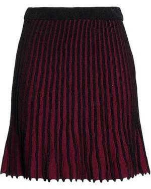 MVP WARDROBE Mini Skirt Ecovero Viscose, Organic Cotton, Polyester - Purple