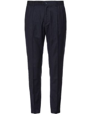 Cruna Midnight Pants Virgin Wool - Blue