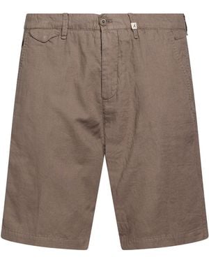Myths Taupe Shorts & Bermuda Shorts Linen, Cotton - Grey