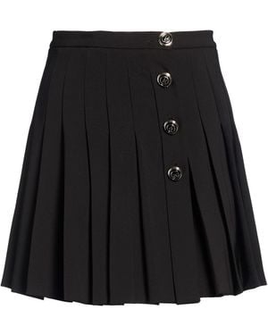Relish Mini Skirt Polyester, Elastane - Black
