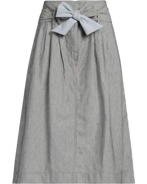 Sessun Midi Skirt Cotton, Elastane - Gray