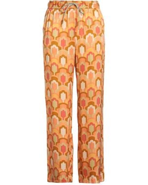 SEVENTY VENEZIA Apricot Trousers Viscose - Orange