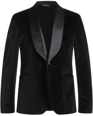 Brian Dales Blazer Cotton, Viscose, Elastane - Black