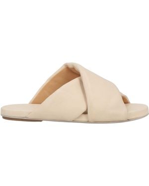 Marsèll Cream Sandals Calfskin - Natural