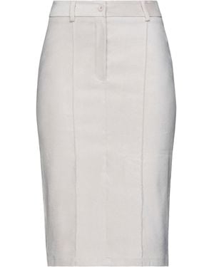 8pm Midi Skirt Viscose, Elastane - White