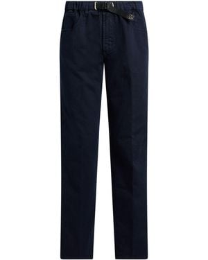 White Sand Trousers Cotton - Blue