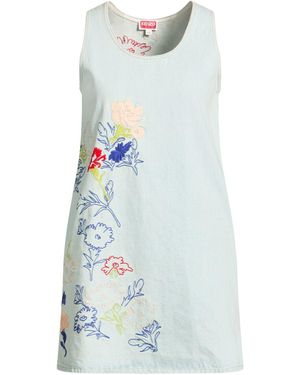 KENZO Mini Dress Cotton - Blue