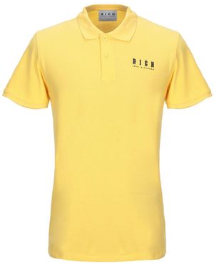 John Richmond Polo Shirt Cotton - Yellow
