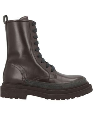 Brunello Cucinelli Ankle Boots Leather - Brown