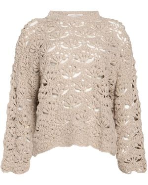 Antonelli Sweater Virgin Wool, Polyamide, Alpaca Wool, Cashmere, Polyester - Natural