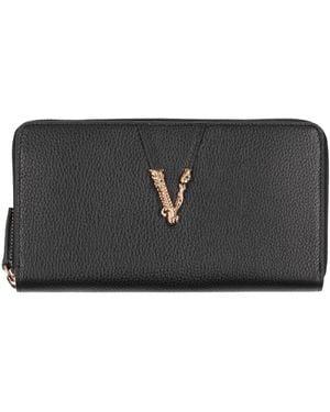 Versace Wallet Calfskin - Black