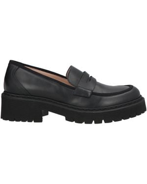 Norma J. Baker Chunky Leather Loafers - Black