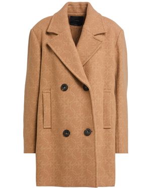 Pinko Manteau Long - Marron