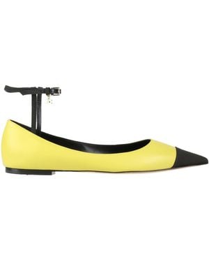 Elisabetta Franchi Ballet Flats - Yellow