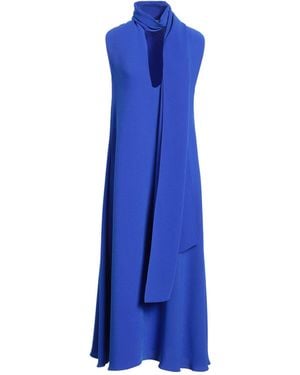 Ferragamo Midi Dress Polyester - Blue
