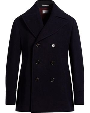 Brunello Cucinelli Coat Wool, Cashmere - Blue