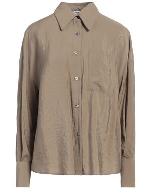 RUE DU BAC Khaki Shirt Modal, Polyester - Brown