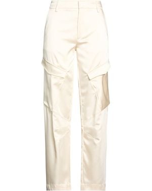 Dondup Cream Pants Polyester, Elastane - Natural