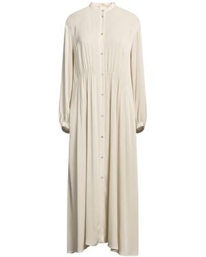 HER SHIRT HER DRESS Maxi Dress - Natural