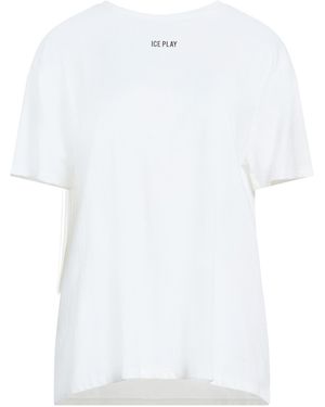 Ice Play T-Shirt Cotton - White