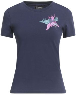 Emporio Armani T-Shirts - Blau
