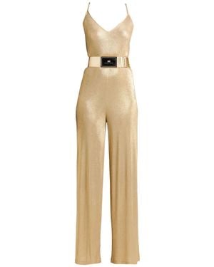 Elisabetta Franchi Jumpsuit - Natural