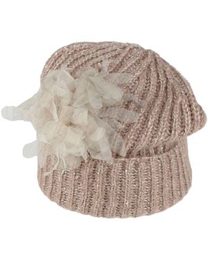 Kontatto Sand Hat Polyester, Acrylic, Mohair Wool, Polyamide, Metallic Polyester - Gray