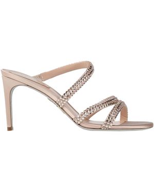 Rene Caovilla Sandals Textile Fibres - Multicolour
