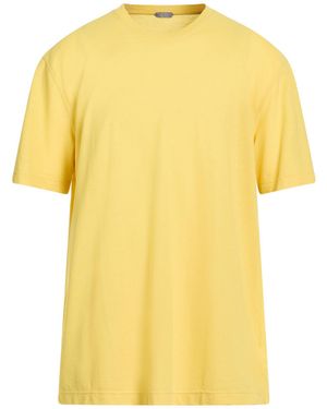 Zanone T-Shirts - Gelb